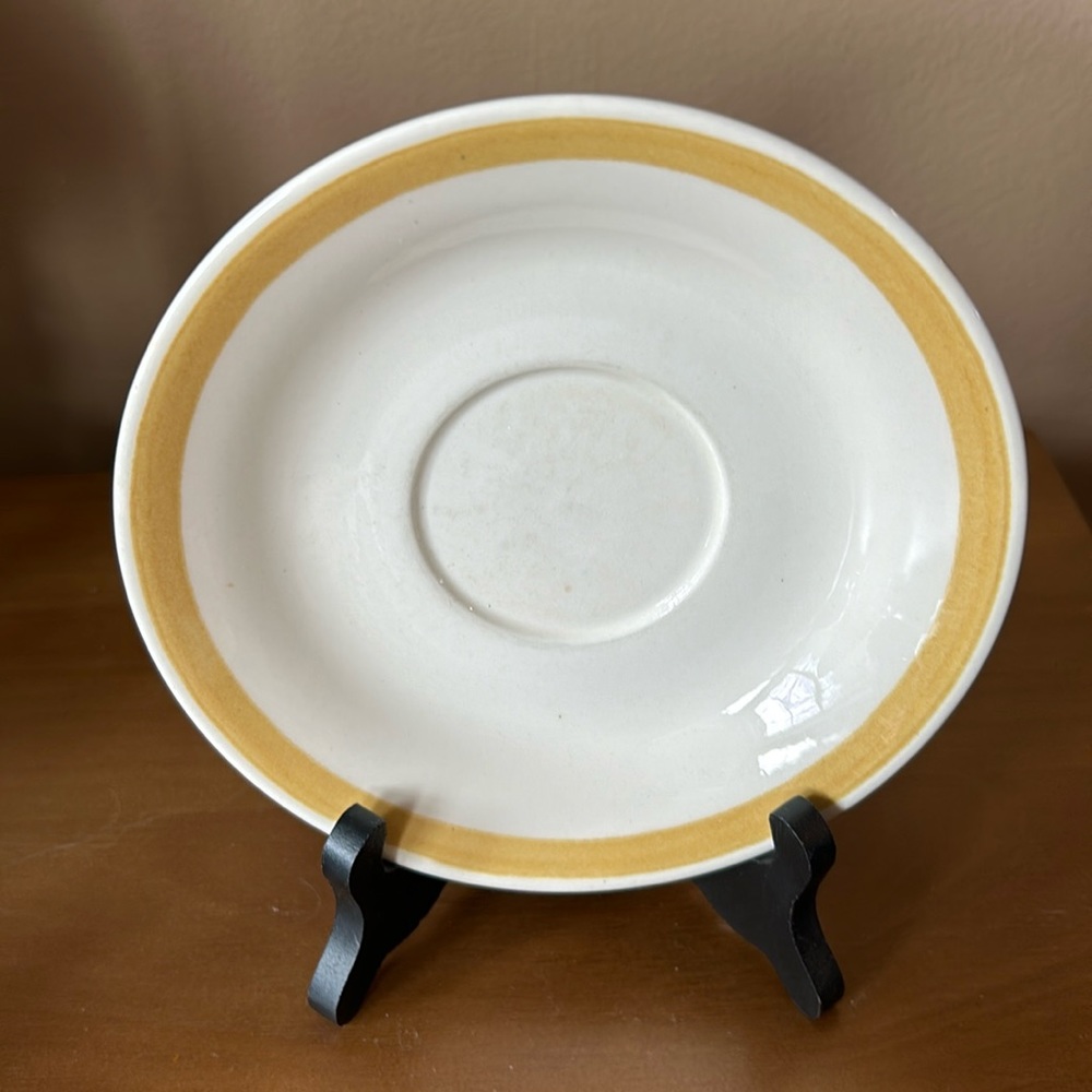 Royal China Cavalier Ironstone. Casablanca Saucers